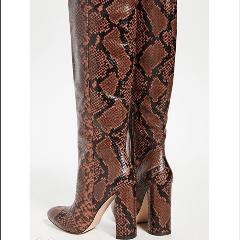 Villa Rouge Designer Snake Skin Boots